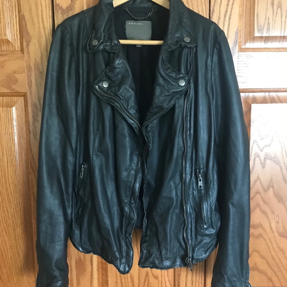 Muuba leather jacket size 6